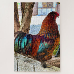 Vibrante Rooster 1014 Pieza Rompecabezas