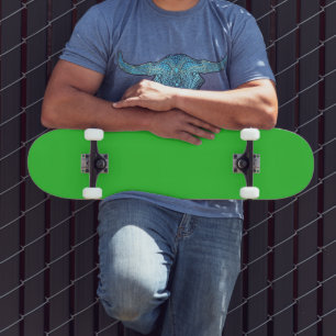 Vibrante Skateboard Lime Green para el estilo de c
