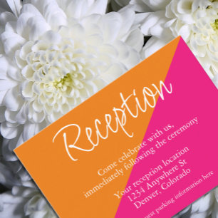 Vibrante Sunrise Mix & Match Wedding Recepción