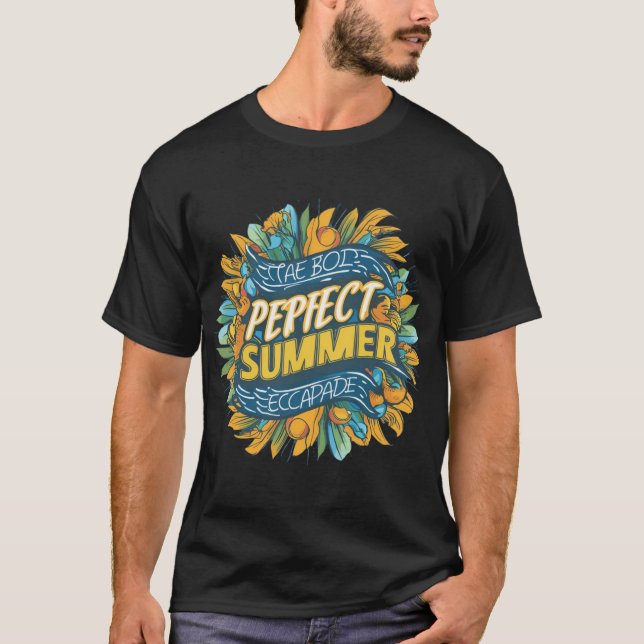 Vibrantes diseños de camisetas para un verano eleg (Anverso)