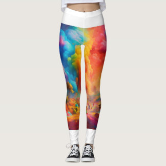 Vibrantes Leggings multicolores