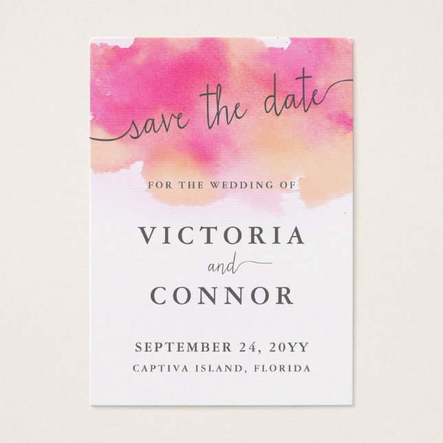 Vibrantes sueños Guardar las tarjetas de fecha | R (Frente)