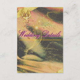 Vibrantes tarjetas de cierre de oro