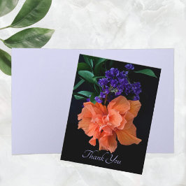 Vibrantes tarjetas de notas para las flores de Hib