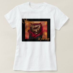 Vibre 'hasta que usted cae la camiseta de la danza