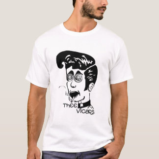 Vicarios cuello de Thee y camiseta del logotipo