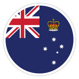 Victoria Australia Flag Pegatina