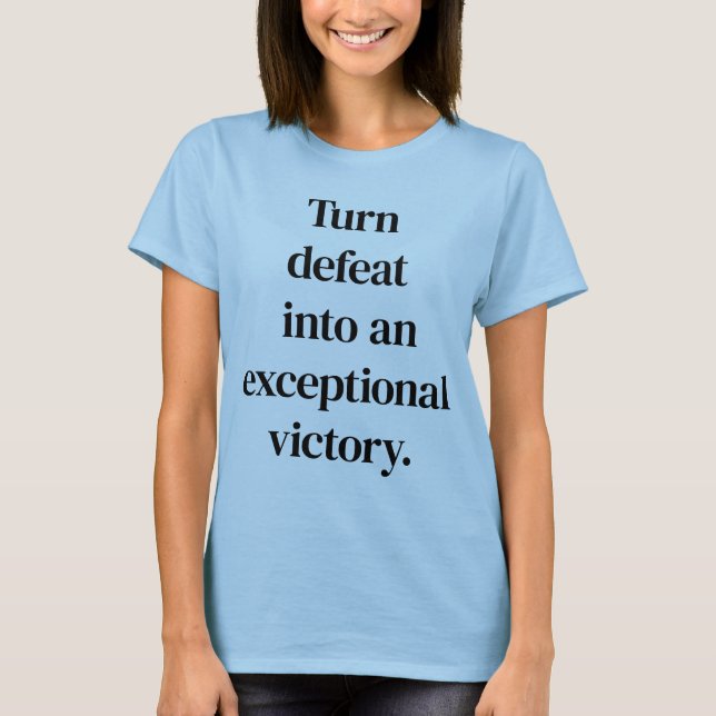 Victoria excepcional: la camiseta básica de las mu (Anverso)
