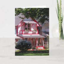 Victoria roja y blanca - Tarjeta de viñedo de Mart