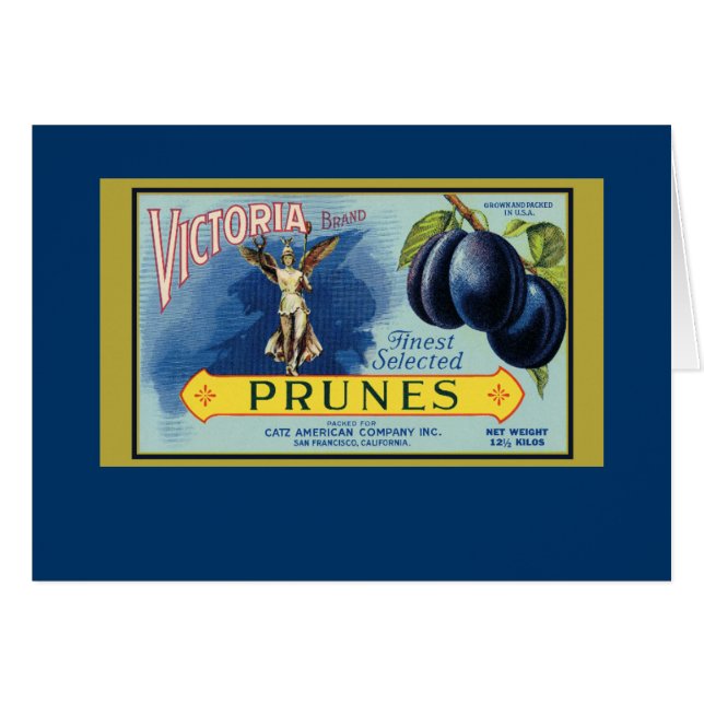 Victoria San Francisco Prunes (Anverso (Horizontal))