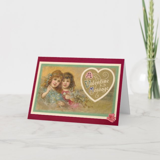 Victoria Tarjeta de Chicas de mensaje de San Valen (Anverso)