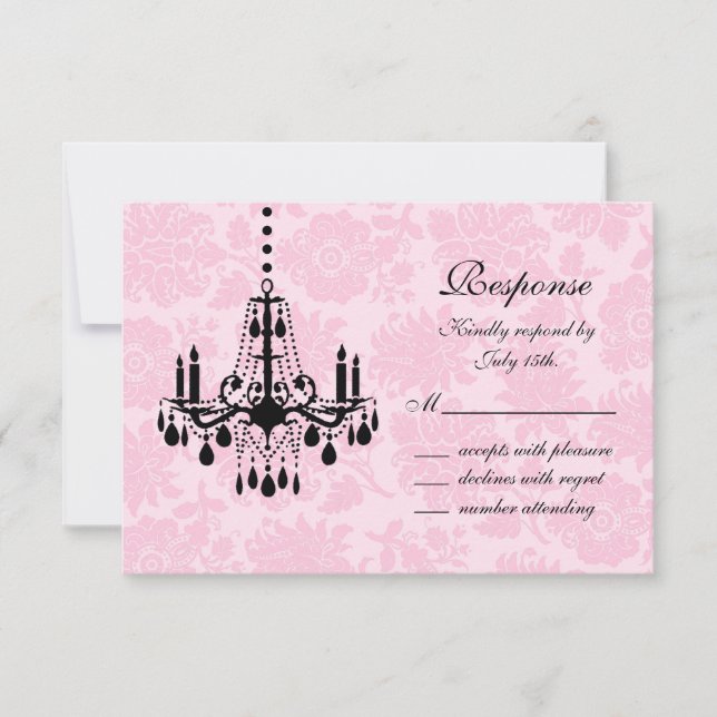 Victorian Damask RSVP (Anverso)