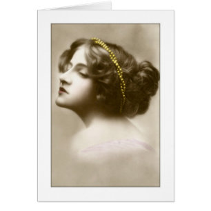 victoriana lady cameo style pose