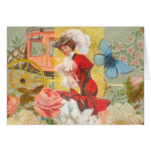 Victoriana Lady Woman Fun Carriage