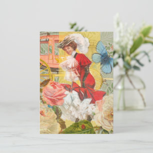 Victoriana Lady Woman Fun Carriage