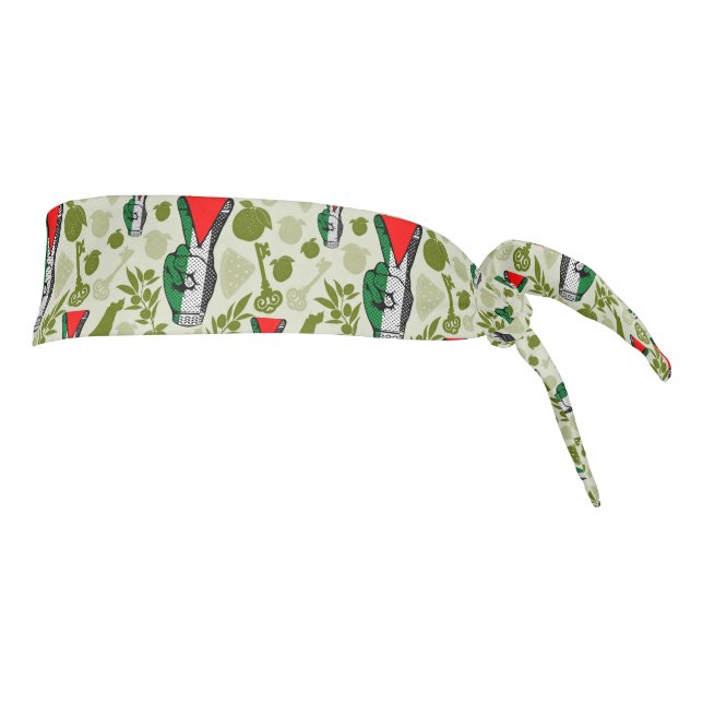 Victory Sign Hand Resistance Red Triangle Symbol (Girar 90)