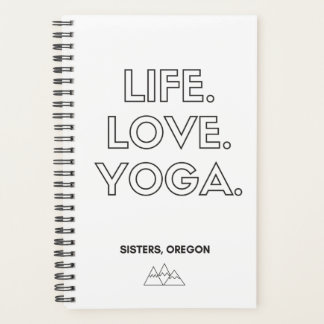 Vida. Amor. Yoga. Cuaderno de espiral