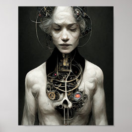 Vida artificial 3 Ciencia Ficción Poster de arte