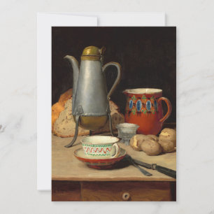 Vida, café y papas   Albert Anker