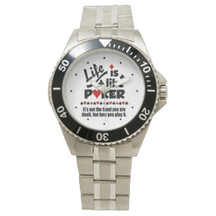 VIDA COMO relojes de personalizado POKER