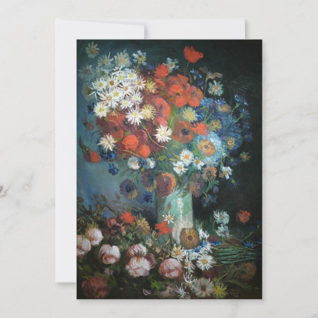 Vida con flores de pradera | Vincent van Gogh (Anverso)