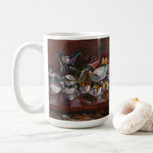 Vida con tazas de café Anton Faistauer