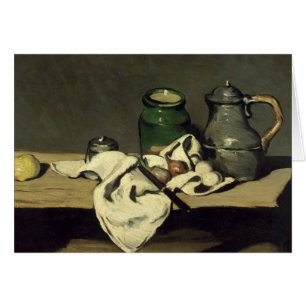 Vida con una caldera, c.1869 de Paul Cezanne el