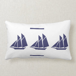 vida costera de la ALMOHADA blanca del barco de