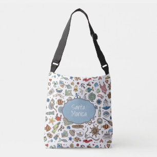 Vida costera, diseño náutico Bolsa de Tote