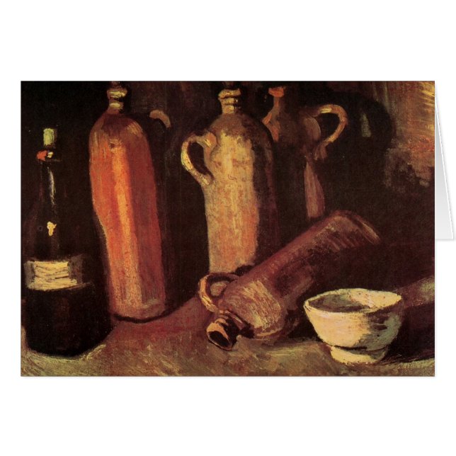 Vida de 4 botellas de piedra de Vincent van Gogh (Anverso (Horizontal))