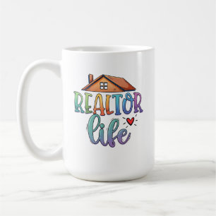 Vida de Agente Inmobiliario Taza de Café Personali