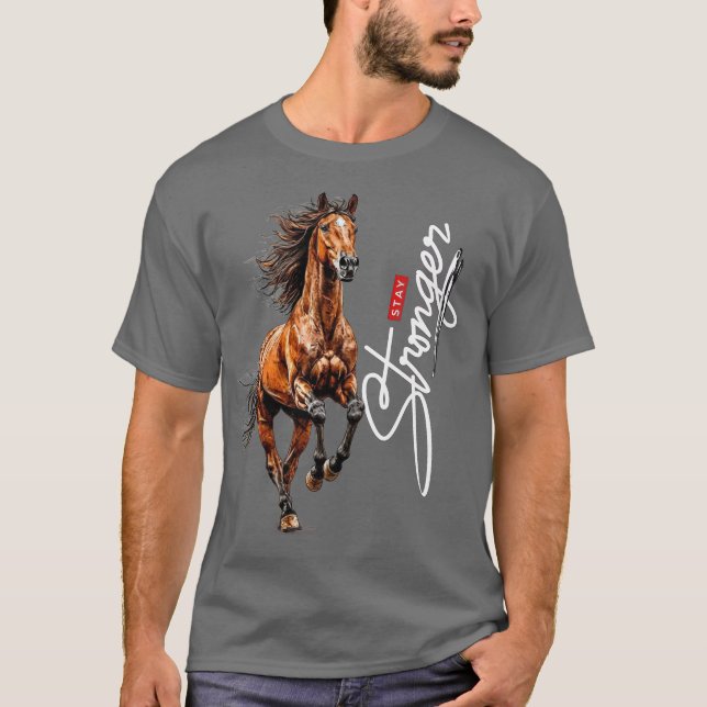vida de caballos de jinetes de camisetas de caball (Anverso)