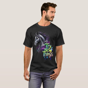 vida de caballos de jinetes de camisetas de caball