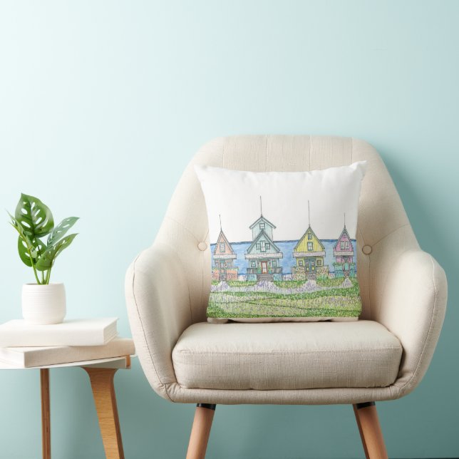 Vida de Cabaña de Playa 1; Azul de Almohada (Silla)
