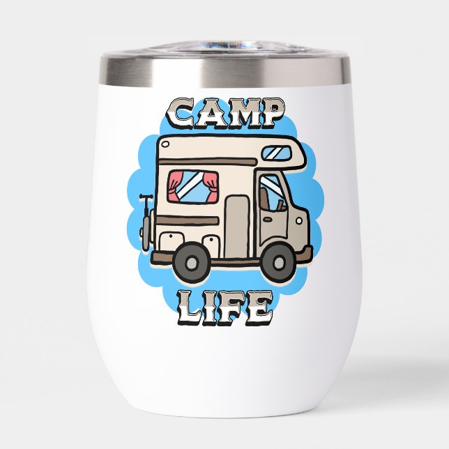 Vida de Campamento | Campista Retro Personalizada (Frente)