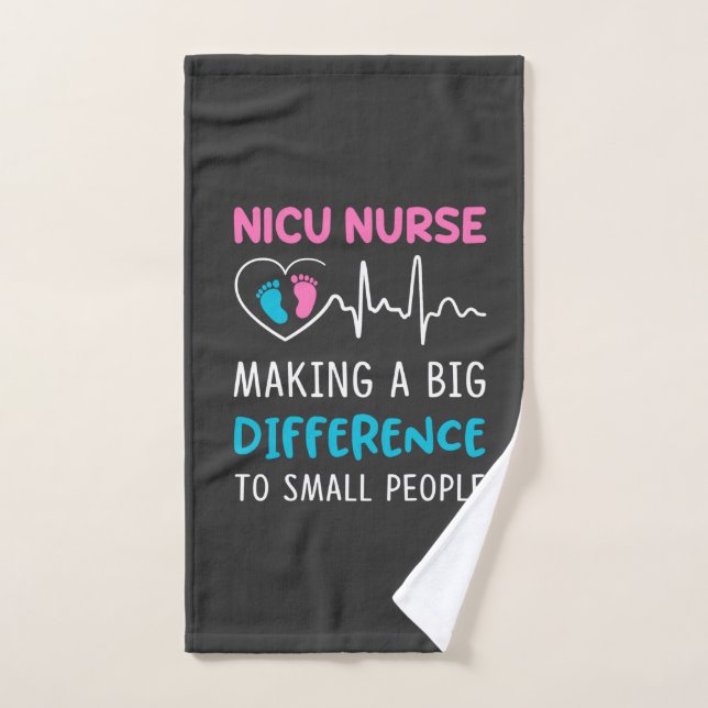 Vida de enfermería | Nicu Nurse (Toalla de mano)