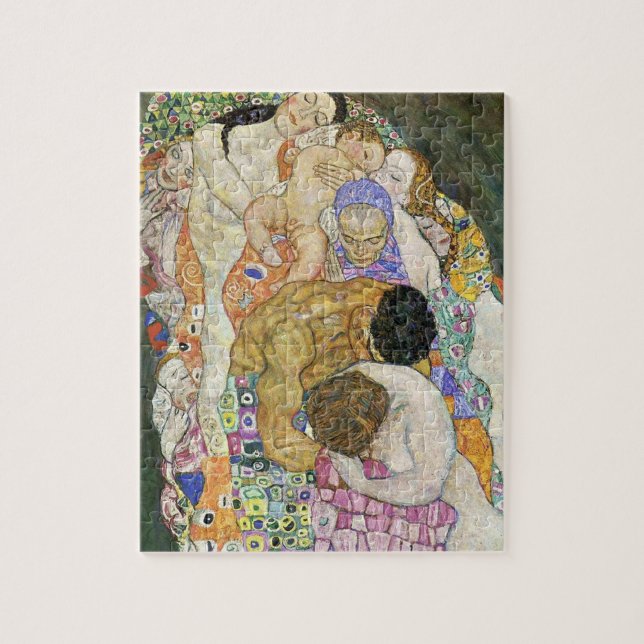 Vida de Gustavo Klimt y rompecabezas de la muerte (Vertical)