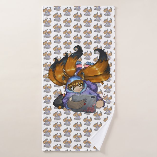 Vida de Kitsune (Toalla de baño)