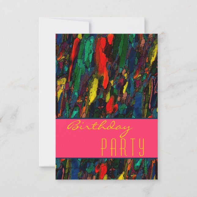 Vida de la ciudad ~ Invitación UNISEX / RSVP 3.5x5 (Anverso)