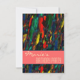 Vida de la ciudad ~ Invitación UNISEX / RSVP 3.5x5