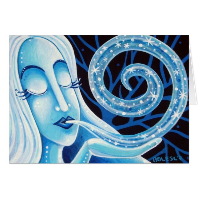 Vida de la tarjeta del invierno (Anverso (Horizontal))
