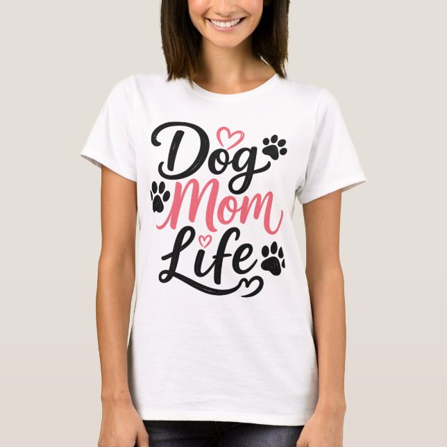 Vida de Mamá Perruna – Camiseta del Día de la Madr (Anverso)