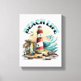Vida de Playa | Arte de Faro Tropical