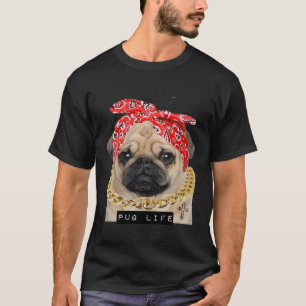 Vida de Pug camiseta esencial 320