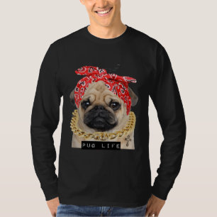 Vida de Pug camiseta esencial 320