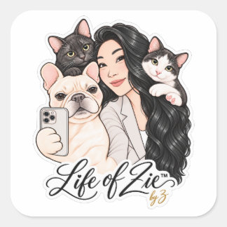 Vida de Zie™ | Calcomanía de retrato de mascota li