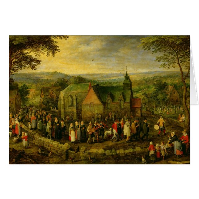 Vida en el campo con una escena de la boda (Anverso (Horizontal))