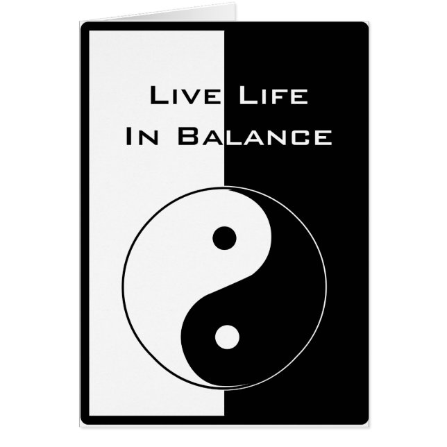Vida en equilibrio (Frente)