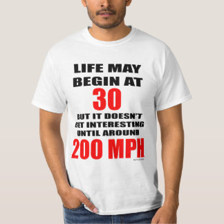 Vida en la camiseta de 200 mph