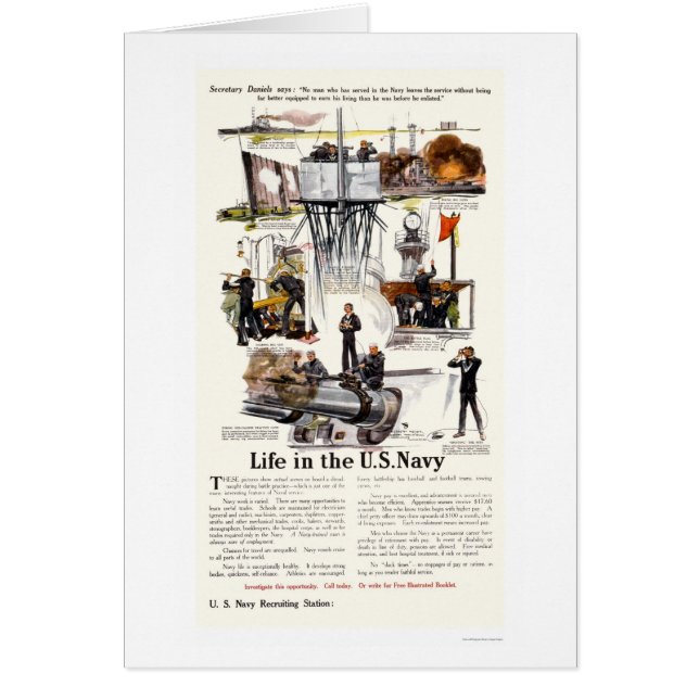 Vida en la marina americana (Frente)